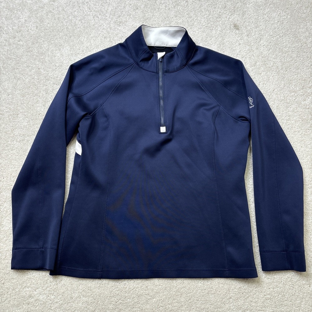 Zero Restriction Z500 Samantha‎ Pullover 1/4 Zip Women's Large Windbreaker Blue